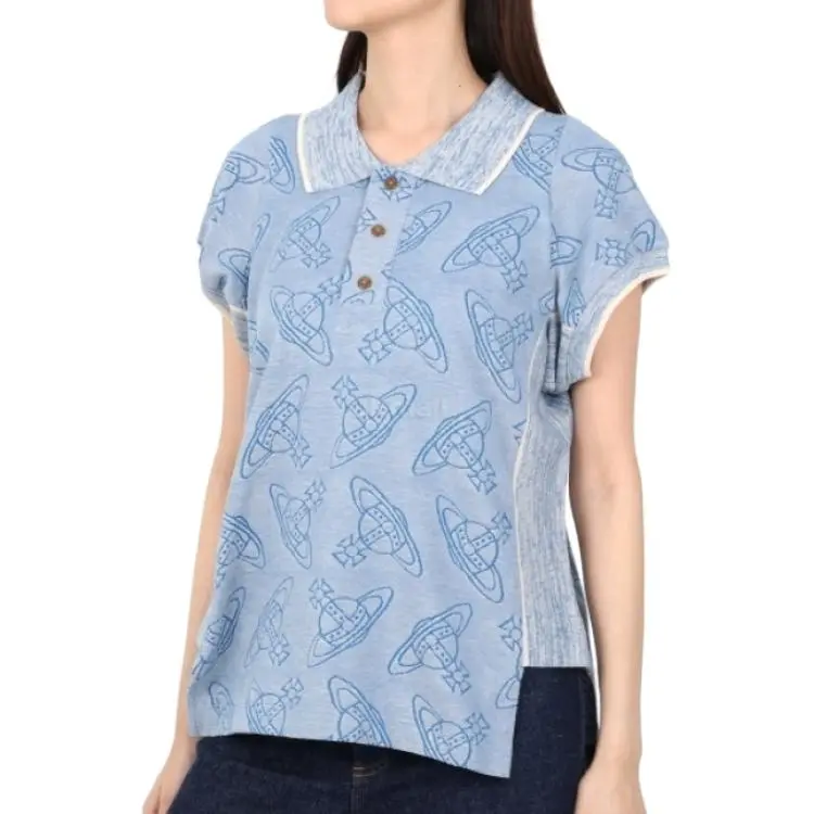 Vivienne Westwood Orb Logo-print Organic Cotton Polo Shirt-2