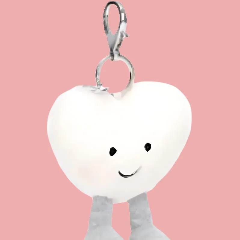 JELLYCAT Valentine's Day Collection Heart Dolls Plush Pendant 10cm Height-2