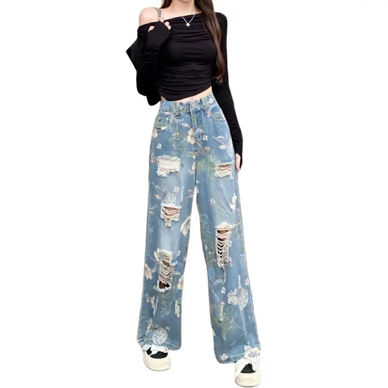 Concubine Zhu Jeans Women's Blue-2