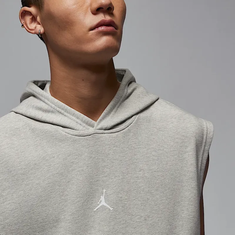 Jordan Sport Sweatshirt Men's Heather Gray/White-4