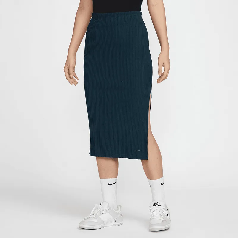 Nike Casual Long Skirts Women's Dark Green-2