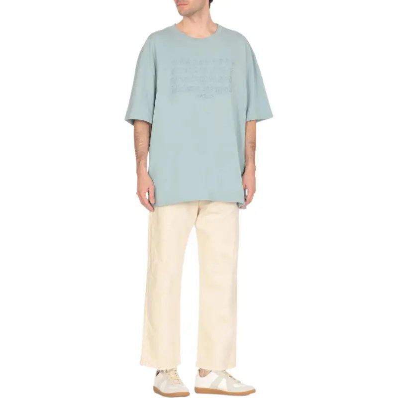 Maison Margiela Numbers Motif Crewneck T Shirt-4