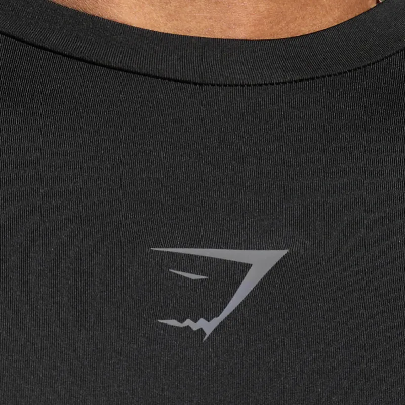 GYMSHARK Element Baselayer T Shirt Men's Black-3