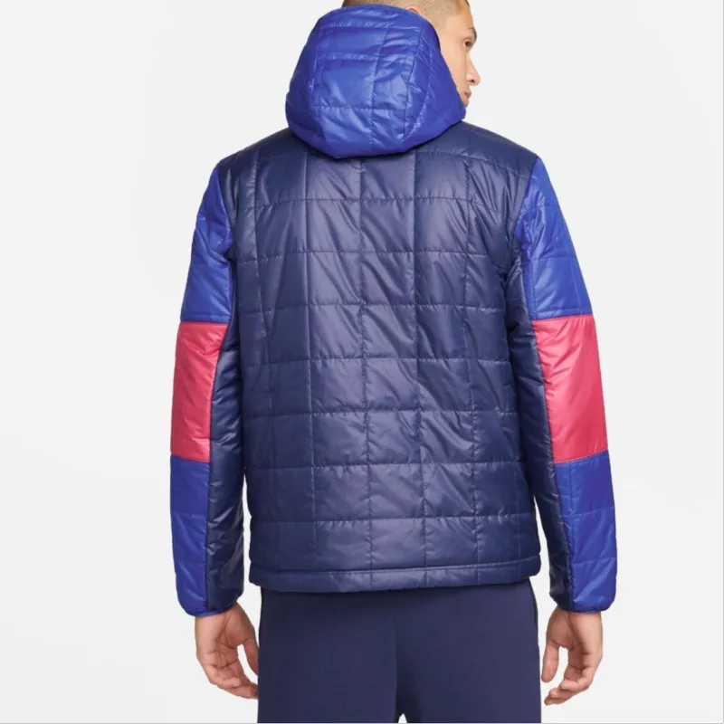 Nike Puffer Jackets Men Navy Blue-3