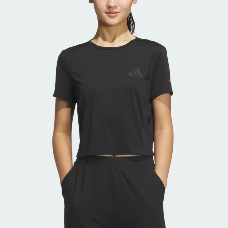 Adidas Regular T Shirt Women's Black-1