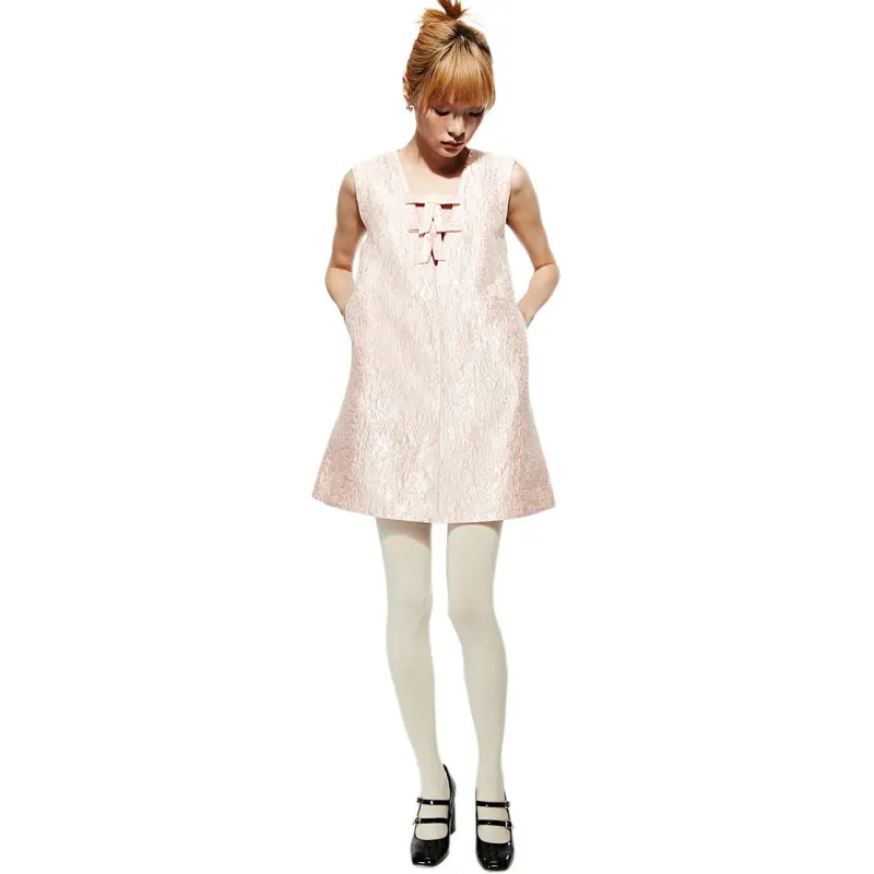 H&M New Year Sleeveless Dresses Women's Light Pink-1