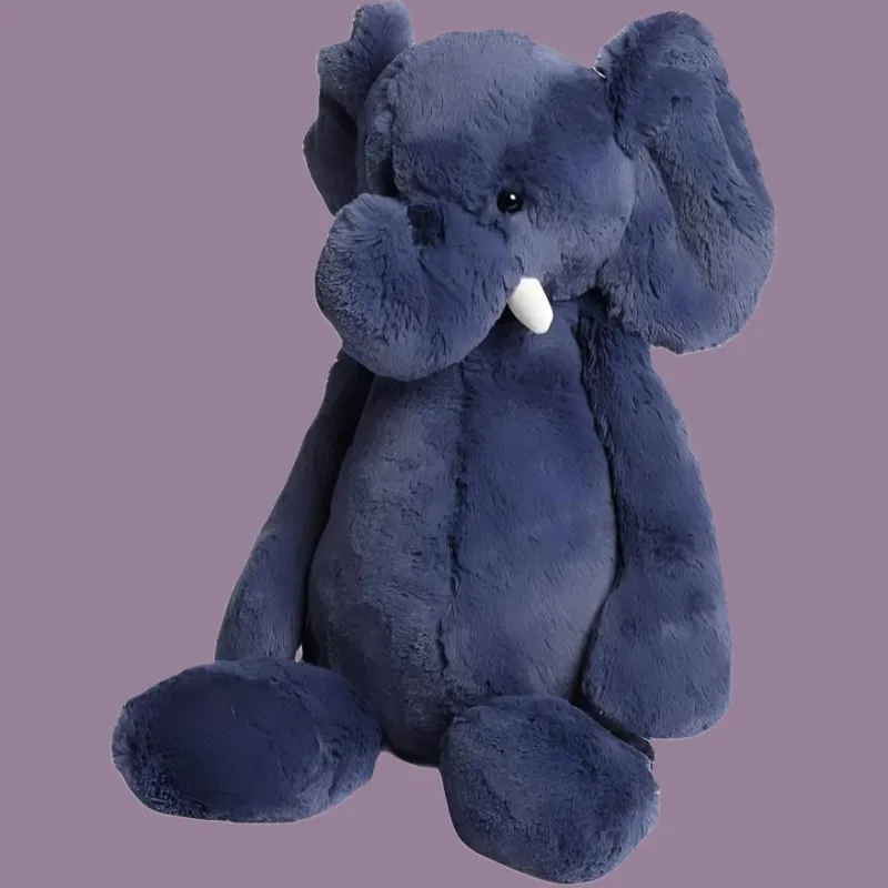 JELLYCAT Bashful Elephant Medium Stuffed Animal-5