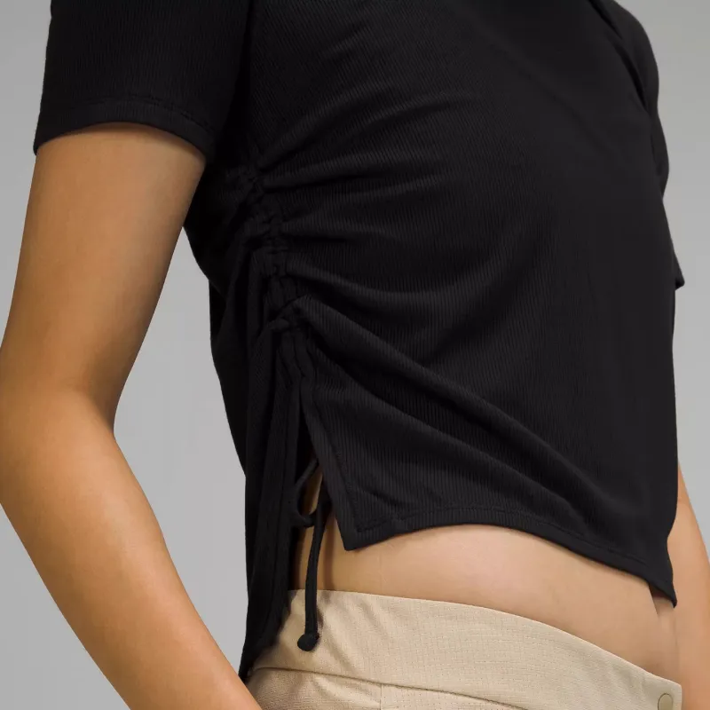 Lululemon Crop Tops Women's Black-3