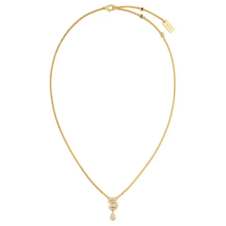 CHANEL 18K Gold Necklaces Women's Gold-2