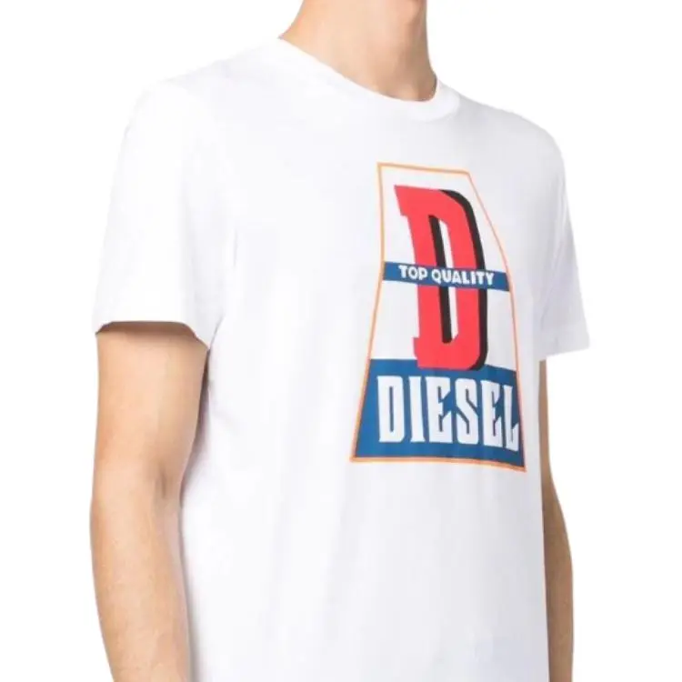 DIESEL SS23 T Shirt Men's White-4
