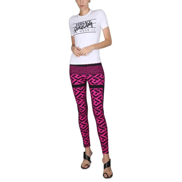 VERSACE Leggings Women's Pink-3