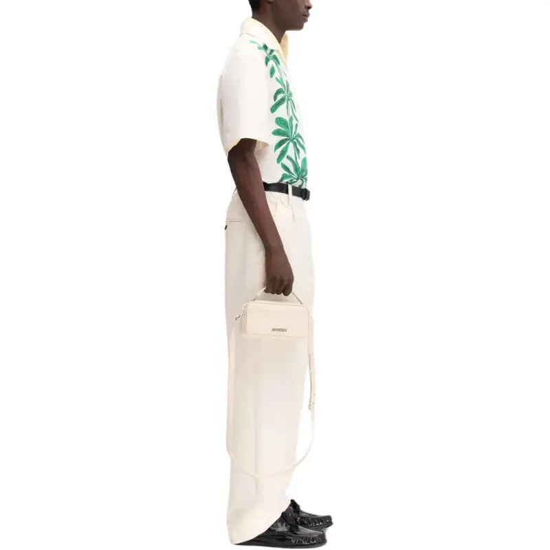Jacquemus Palm Tree Printed Short Sleeved Shirt-1