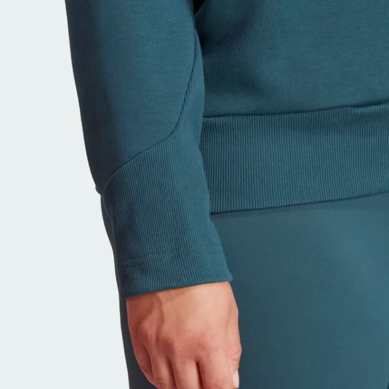 Adidas x ZNE ADIDAS Z.N.E. FULL-ZIP HOODIE Sweatshirt Women's Dark Green-3
