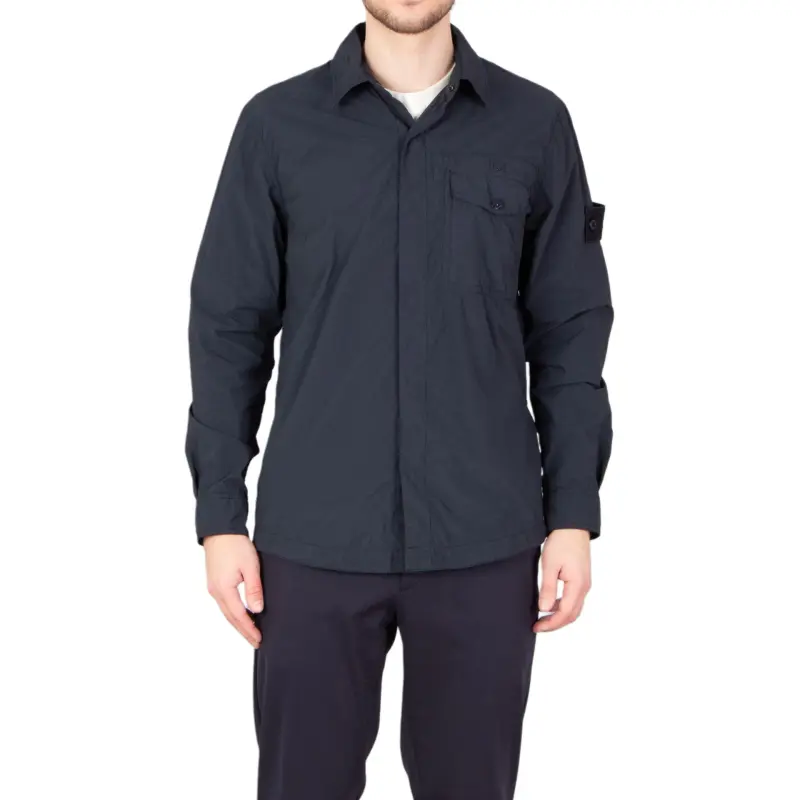 STONE ISLAND Ghost Collection Shirt Men's Marine Blue-5
