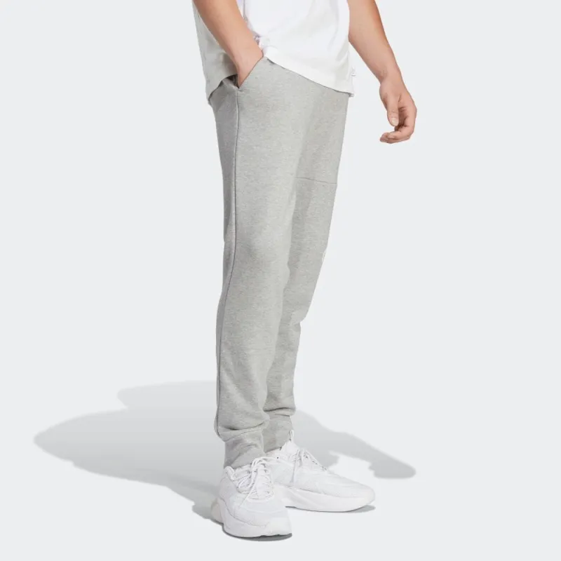 Adidas Essentials French Terry Tapered Cuff Logo Pants-3