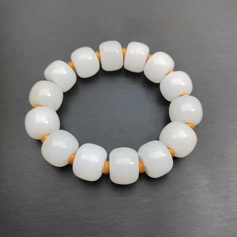 Gifts Golden Silk Jade Bracelets Men's-2