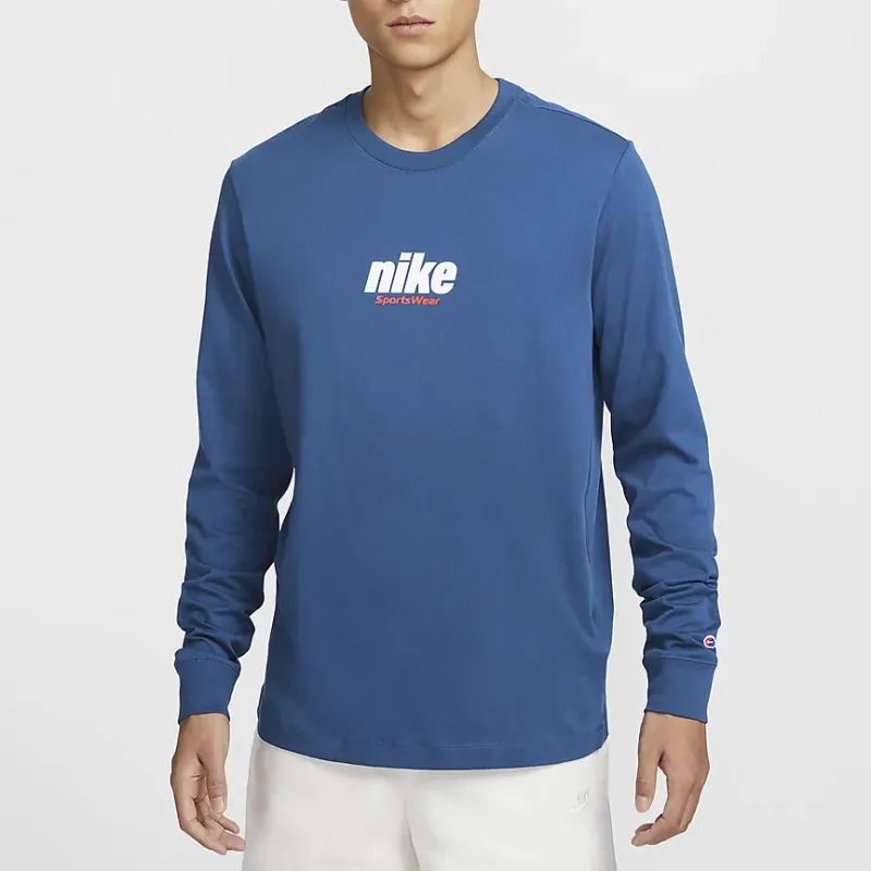 Nike Sportswear T Shirt Men's Garden Blue-2