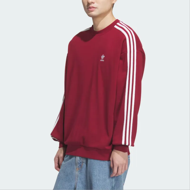 Adidas Originals ADICOLOR FW24 OVERSIZE CREW Sweatshirt Men's Scarlet-1