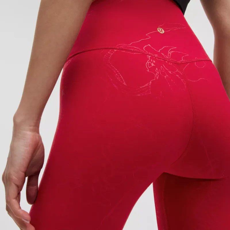 Lululemon Leggings Women's Red-3