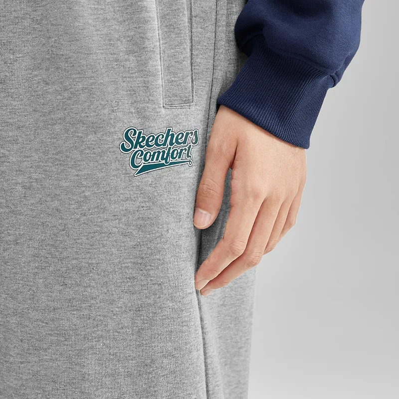 Skechers Knitted Sweatpants Women's Medium Heather Gray/004F-2