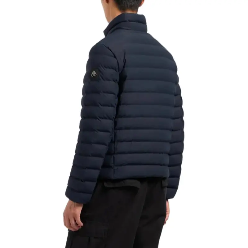 Moose Knuckles Logo Patch Quilted Down Jacket-3