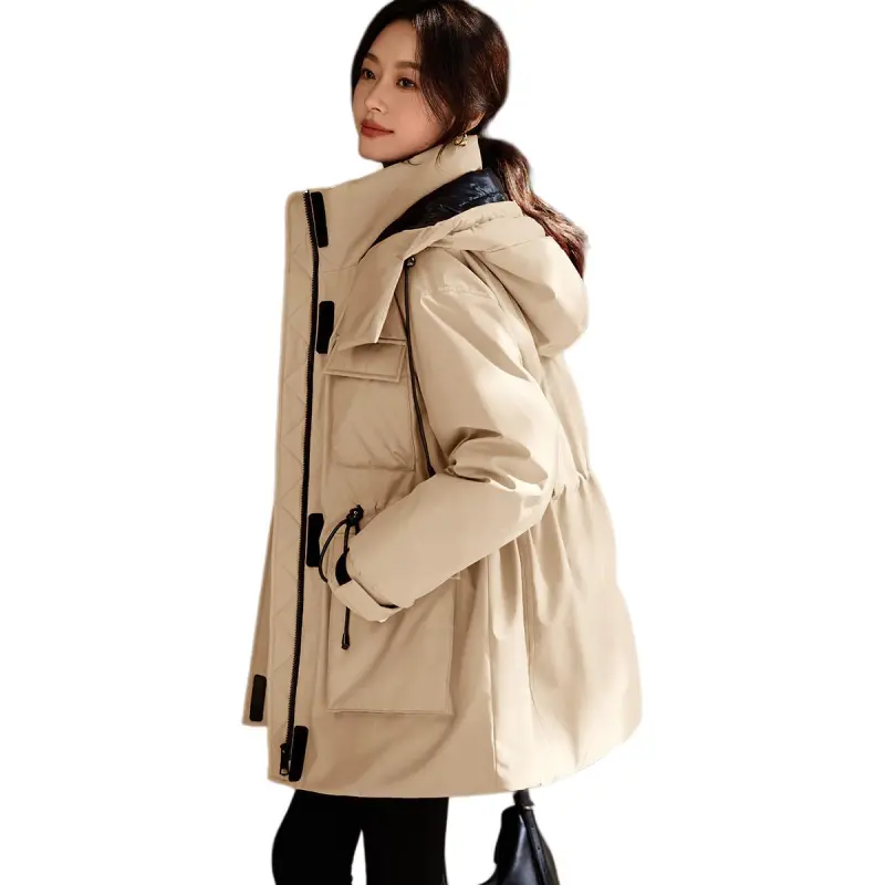 Mo Han Yi Mei Down Jacket Women's Khaki-2