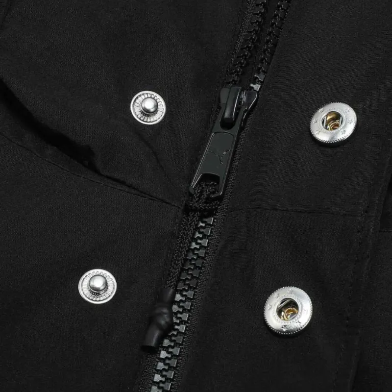PUMA EssentialWOVEN JACKET LATE ADD Jackets Coats Unisex Black-2