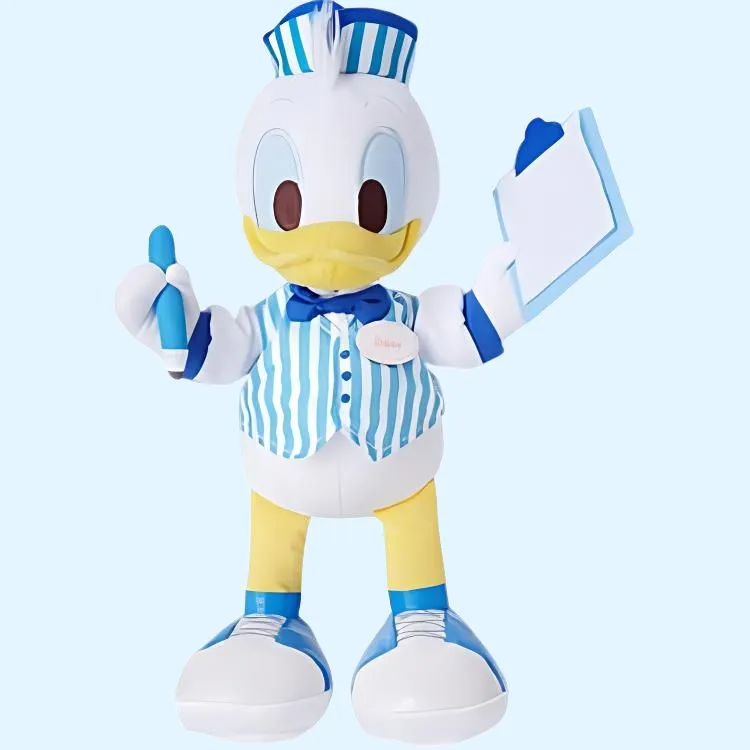 Disney Shanghai Disney Ice Cream Collection-Donald Duck Design Dolls Plush Doll 34cm High-2