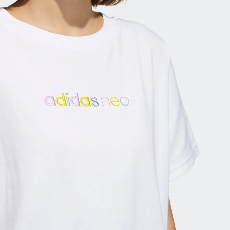 Adidas Neo Crop Top Women's White-4