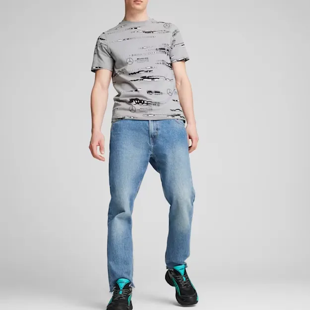 PUMA Mercedes AMG-Petronas F1 T-Shirt Men's Gray-2