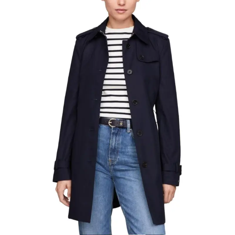 Tommy Hilfiger Coats Women's Navy Blue-1