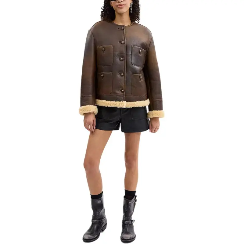 COACH SS24 Jackets & Coats Women's Dark Umber-1