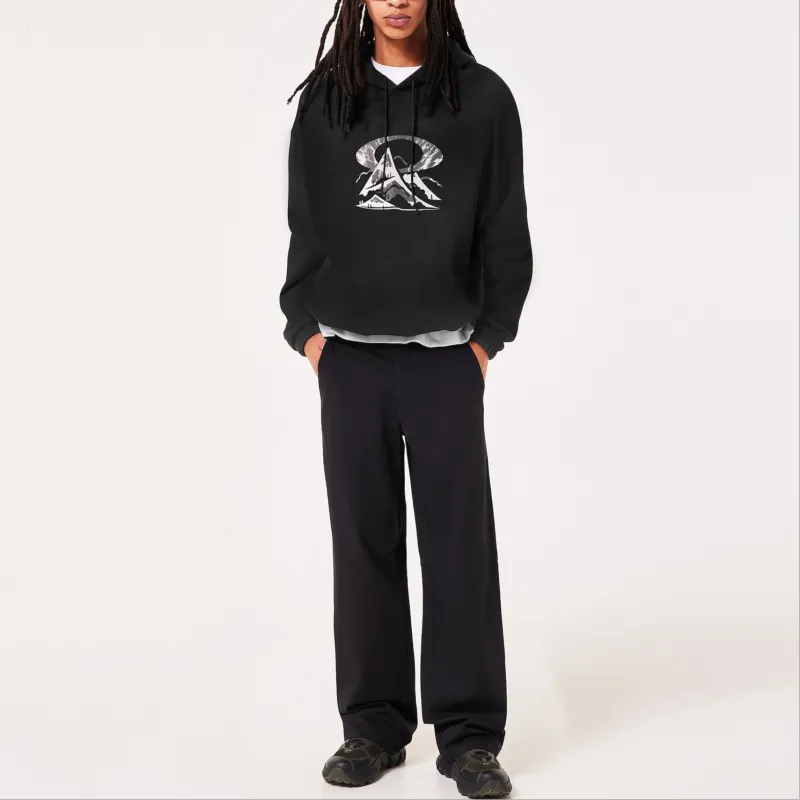 Oakley Summit Peak Hoodie Sweatshirt Men's Black-2