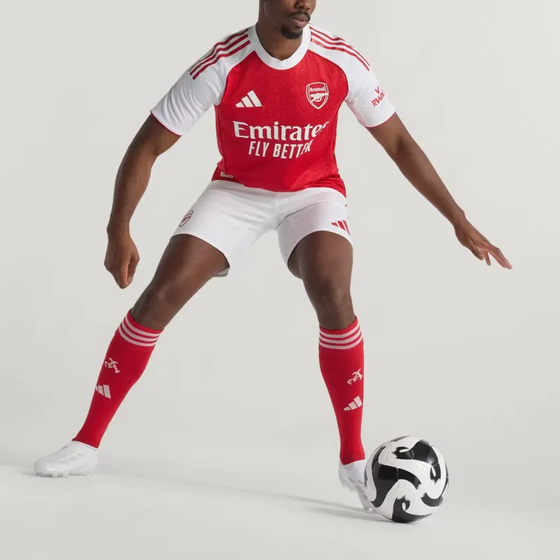 Adidas Free Shipping With AdiClub Arsenal 25/26 Home Authentic Jersey-3