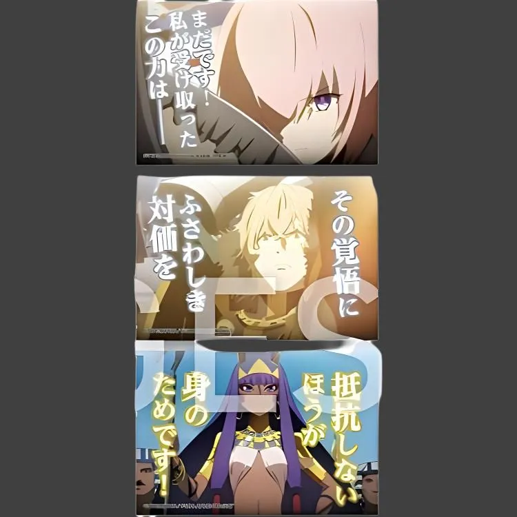 Animate Fate/Grand Order Movie  The Holy Round Table Of Camelot Dialogue Badges-1