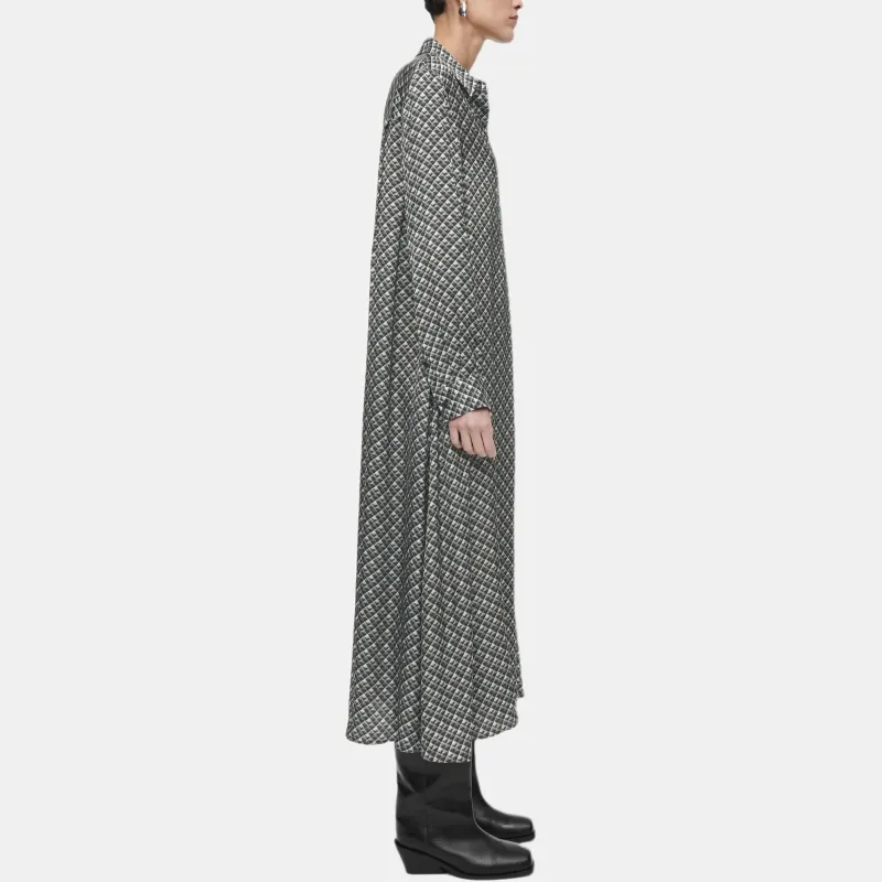 COS Long Sleeved Dresses Women's Dark Green-3
