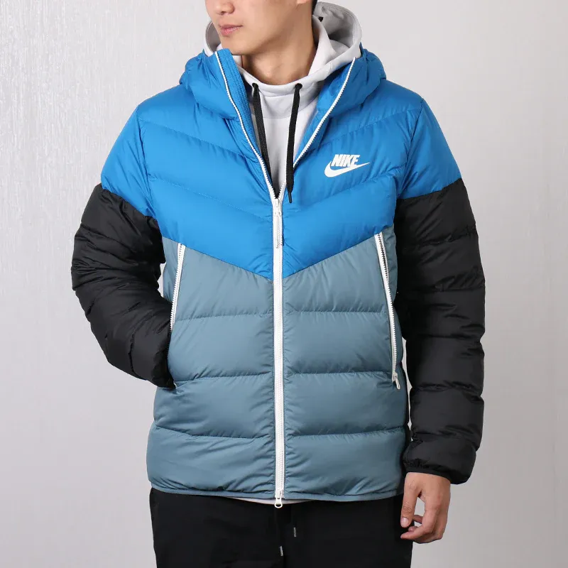 Nike Down Jackets Men Blue, Black, Multicolor-1