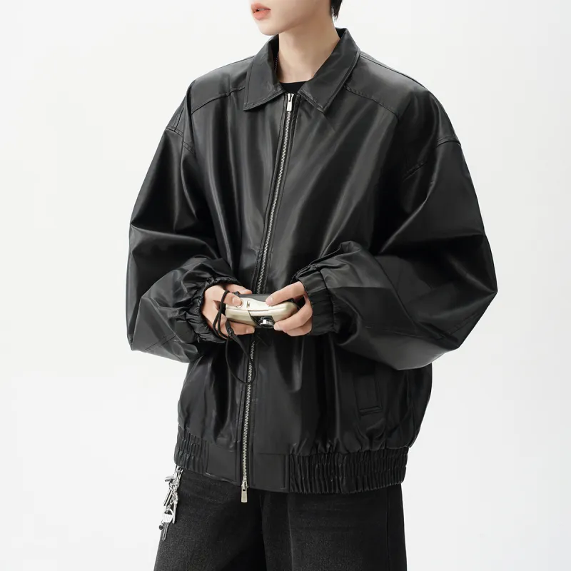 VESIBO Leather Jackets Unisex-2