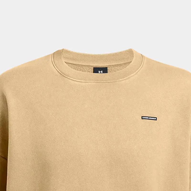 Under Armour Icon Sweatshirt Men's Light Brown-4