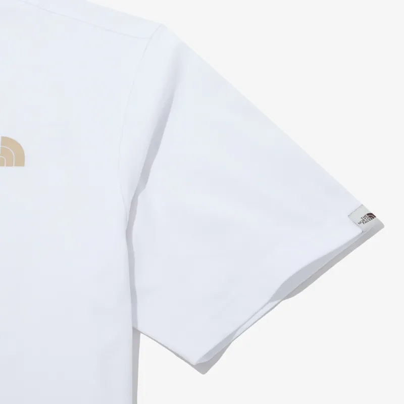 THE NORTH FACE T Shirts Men White Beige-3