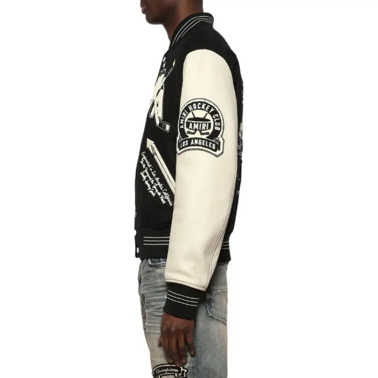 AMIRI Hockey Varsity Jacket-4