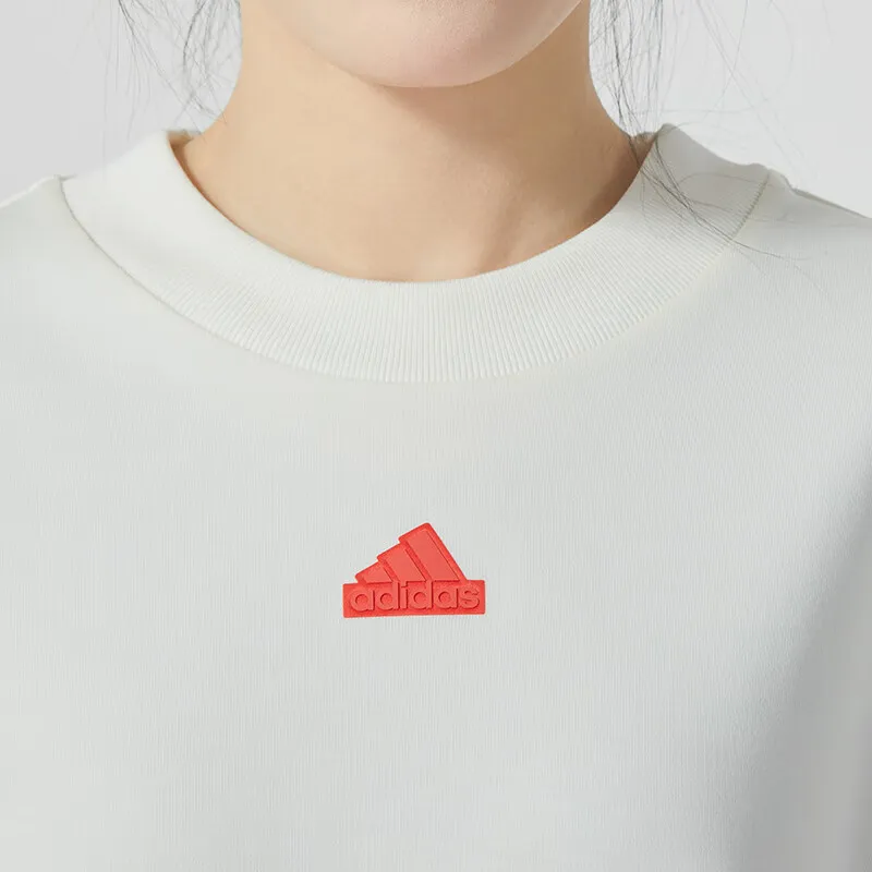Adidas Sweatshirt Women's Ivory White-3