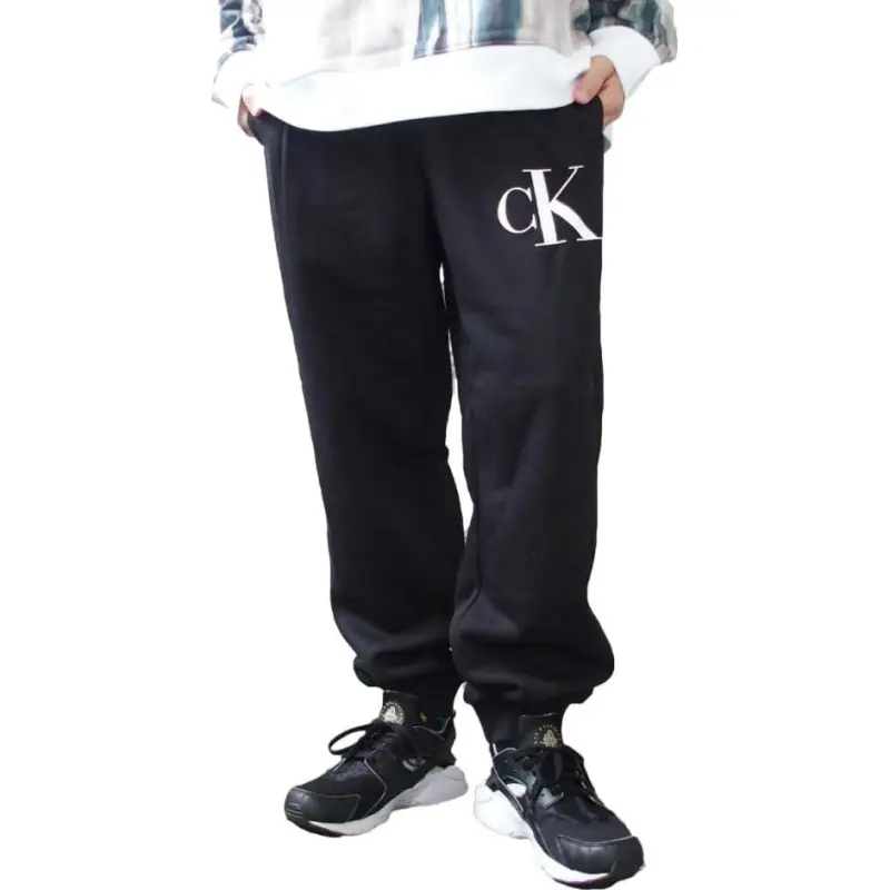CALVIN KLEIN Knitted Sweatpants Men's Black-1