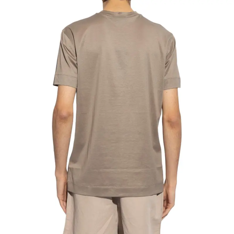 EMPORIO ARMANI SS25 T Shirt Men's Light Coffee-4