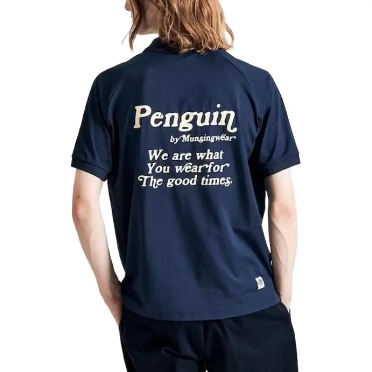 PENGUIN Polo Shirt Men's Dark Blue-1