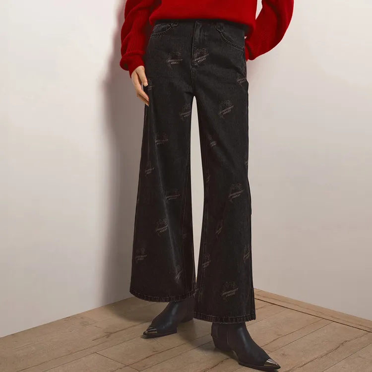 Disney X VERO MODA Jeans Women's Black Denim Color-2