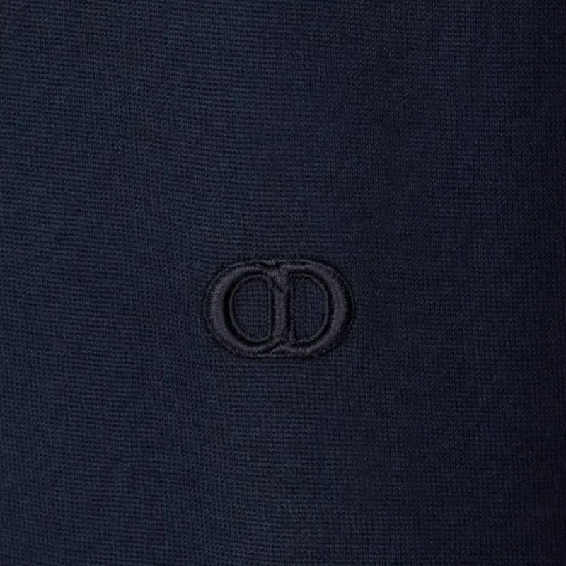 DIOR FW22 Cashmere Sweater Men's Navy Blue-4
