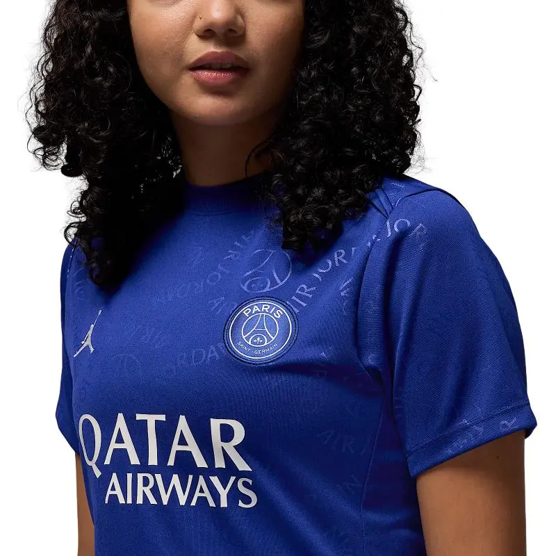 Jordan Paris Saint Germain Academy Pro Fourth Women's Jordan Dri FIT Soccer Short Sleeve Pre Match Top-3