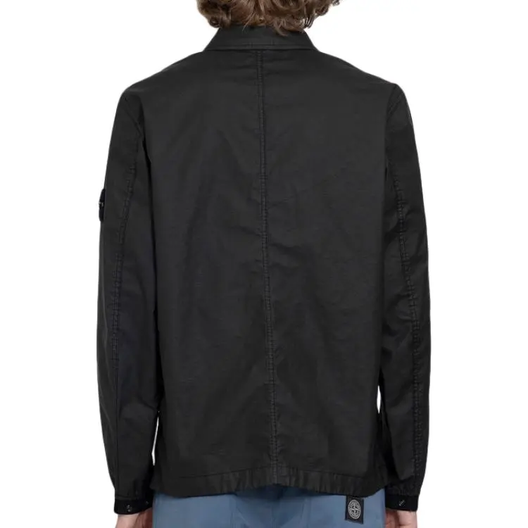 STONE ISLAND Jackets Men Black-4