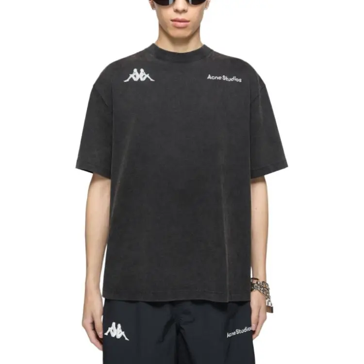 Acne Studios X Kappa Short Sleeve Logo T shirt-2